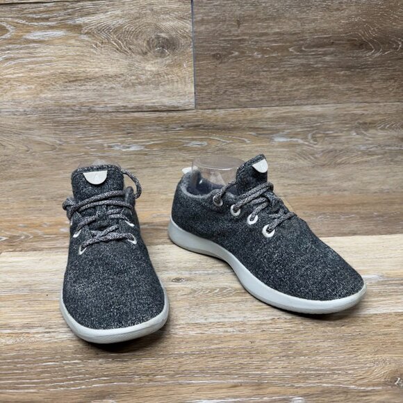 Allbirds Natural Grey Wool Runners Sneakers Women's Size 8 - Picture 6 of 7